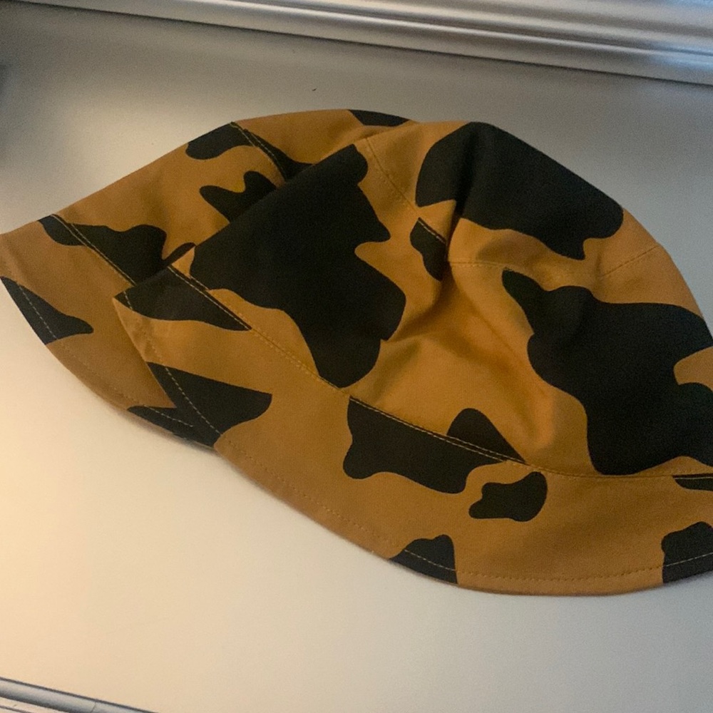 Golden Cow Print Bucket Hat
